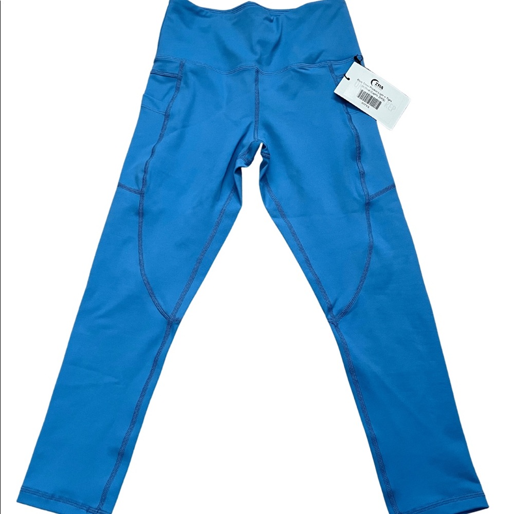 NWT ZYIA Blue Steel Light n’ Tight Leggings - XS